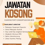 Jawatan Kosong Equipment Operator 2025 – Peluang kerjaya mengendalikan mesin dan peralatan operasi di Malaysia