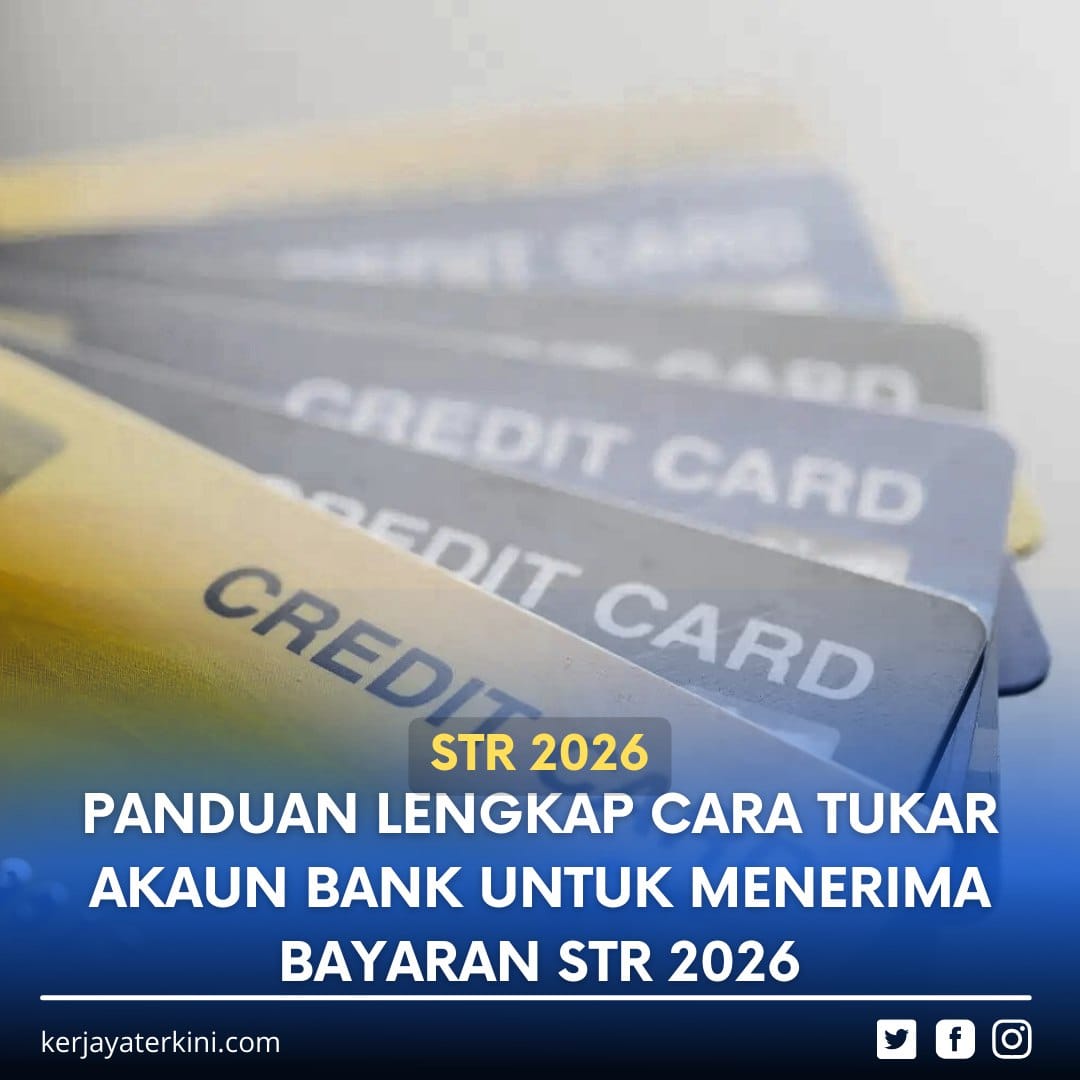 Infografik tukar akaun bank STR