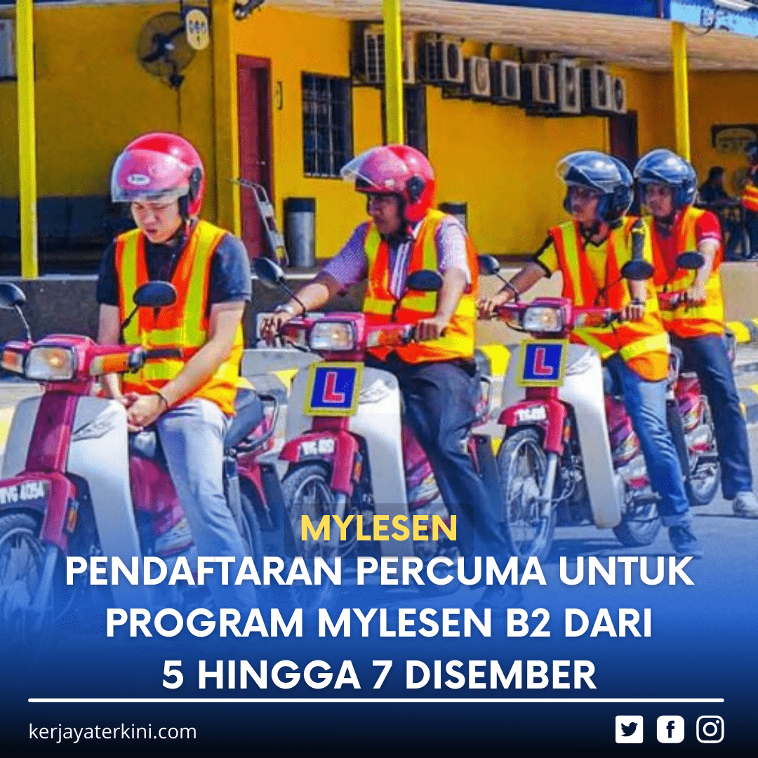 Program MyLesen B2 2025 – Panduan lengkap permohonan lesen memandu kelas B2 untuk motosikal di Malaysia