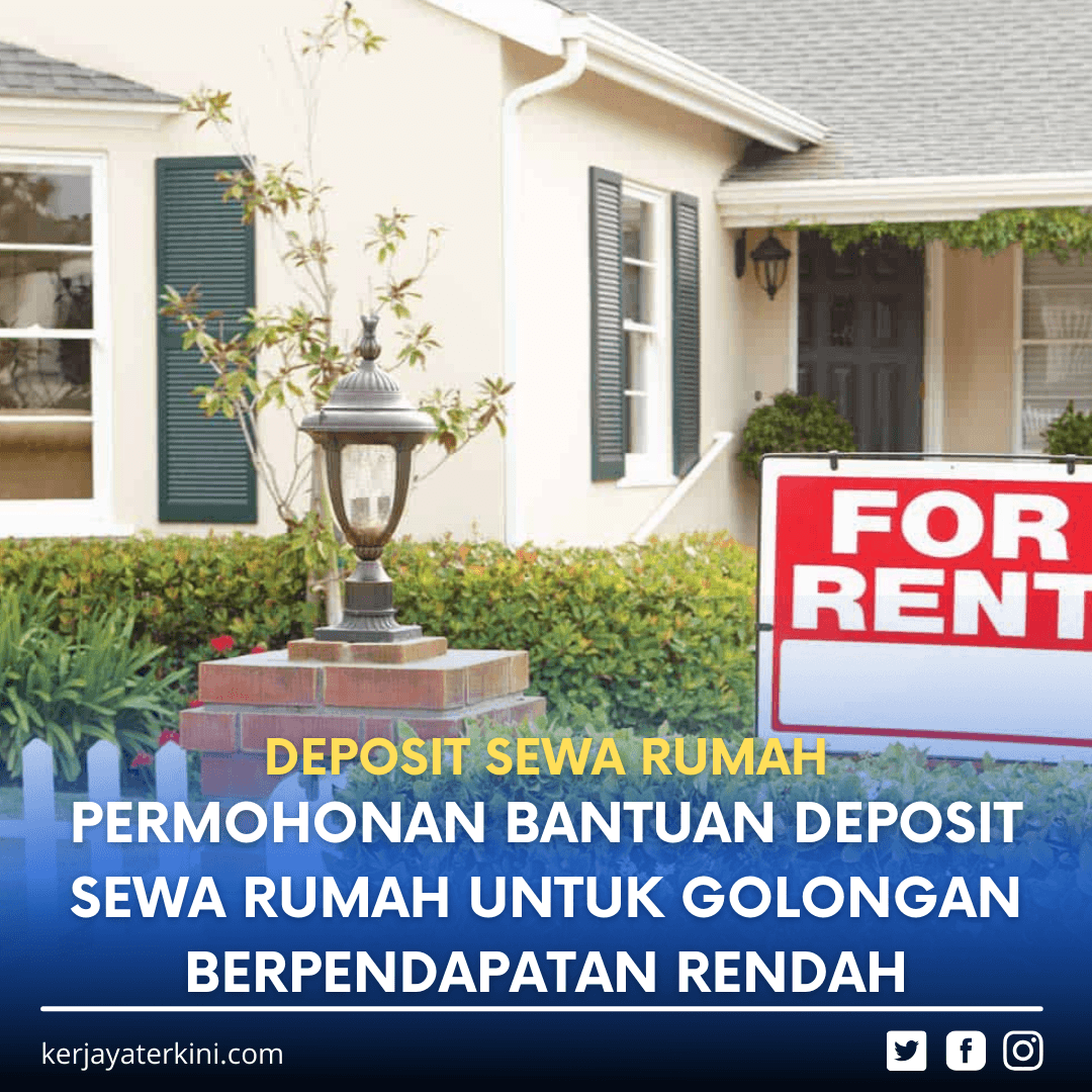 Infografik bantuan deposit sewa rumah