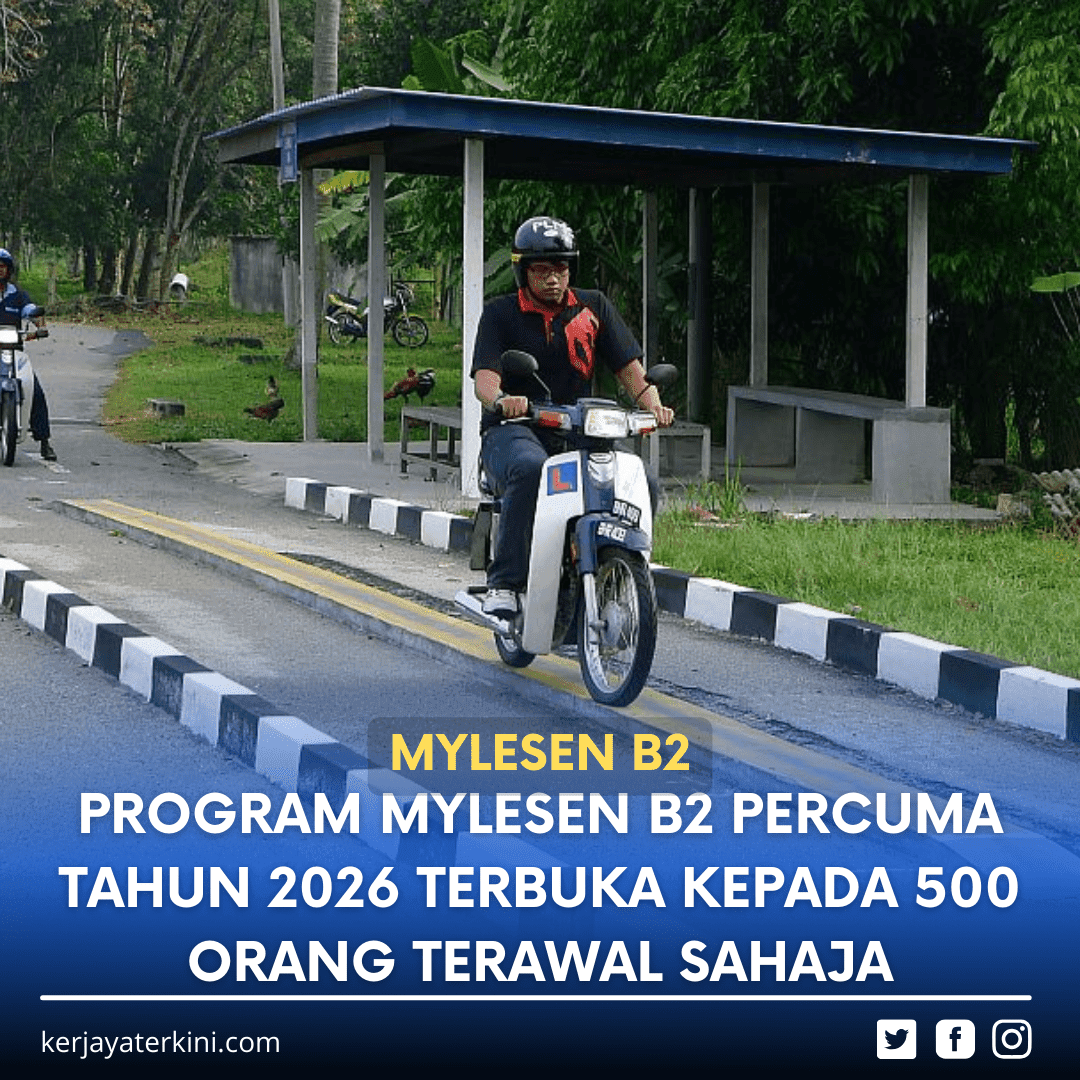 Program MyLesen Percuma Tahun 2026 Terbuka Kepada 500 Orang Terawal Sahaja