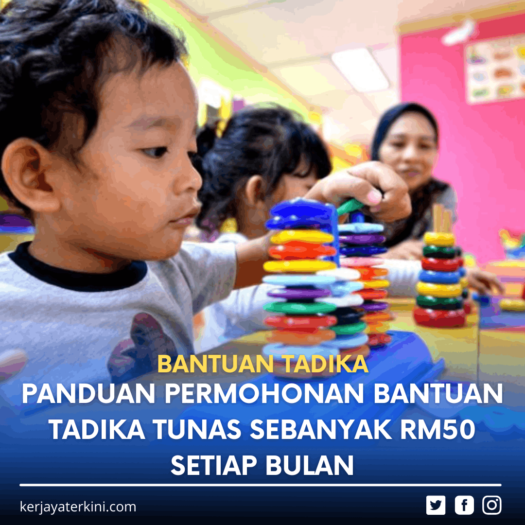 Infografik Bantuan Tadika Selangor