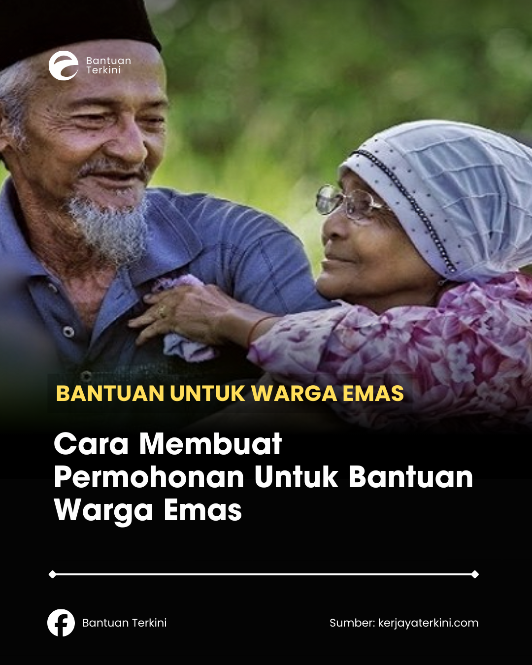 Infografik Bantuan Untuk Warga Emas